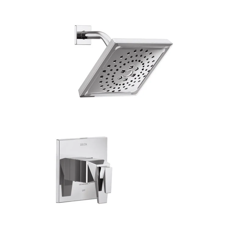 Shower Trim Trillian 17T TempAssure 1 Lever Lumicoat Chrome ADA 1.75 Gallons per Minute 3 Function - Frankwebs
