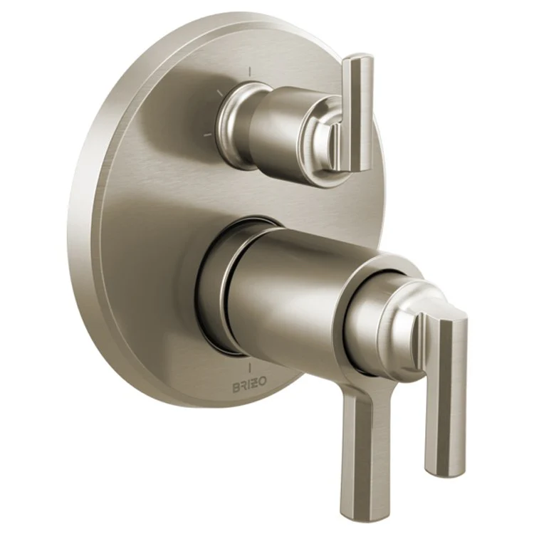 Thermostatic Trim Levoir Tempassure Valve with 3 Function Diverter 3 Lever Polished Chrome ADA for 2 Shower Applications - Frankwebs