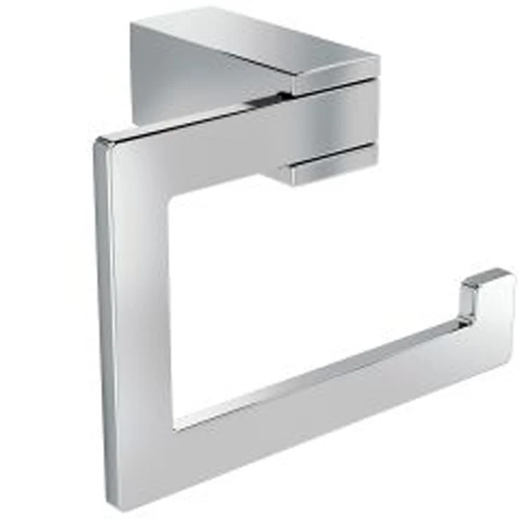 Toilet Paper Holder Kyvos Brushed Nickel Zinc 4-1/2 x 6-3/16 Inch 3 Inch Metal Post - Frankwebs