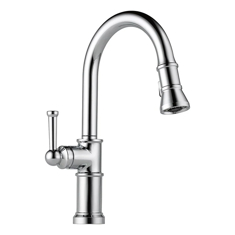 Kitchen Faucet Artesso 1 Lever ADA Matte Black 1.8 Gallons per Minute Pull Down Handshower - Frankwebs
