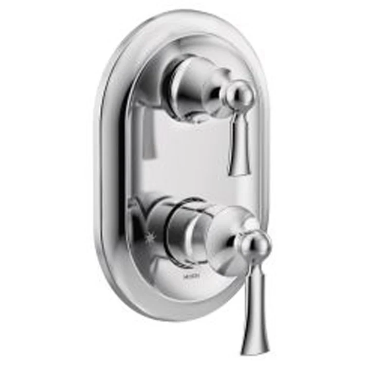 Valve Trim Wynford M-Core 3-Series with Integrated Diverter 2 Lever Chrome - Frankwebs