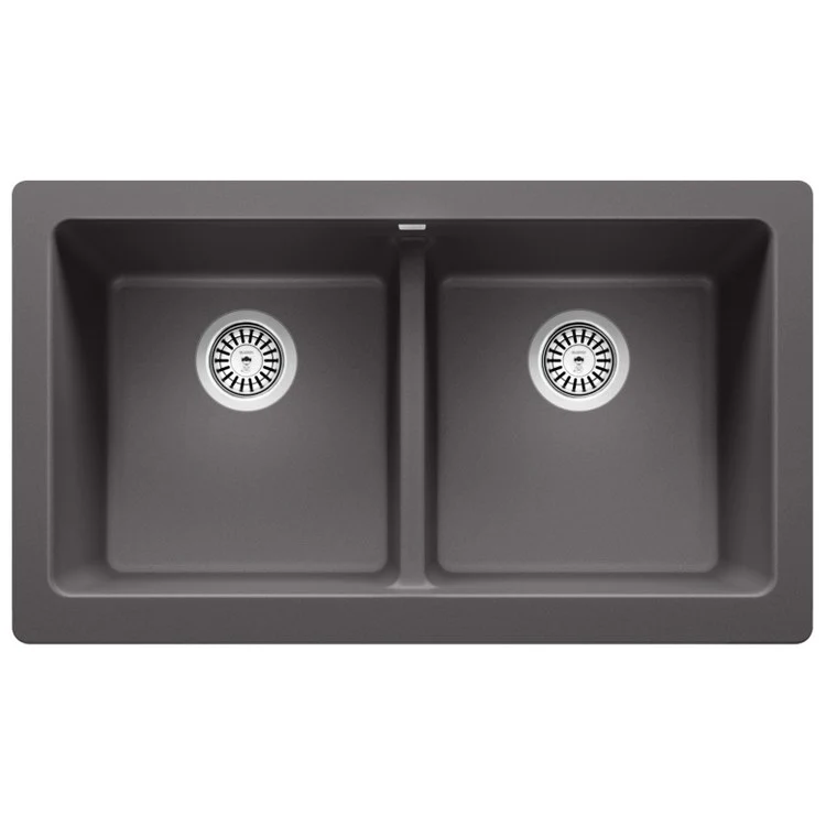 Kitchen Sink Vintera 33 x 19 Inch Double Bowl Cinder Apron Front Rectangle - Frankwebs