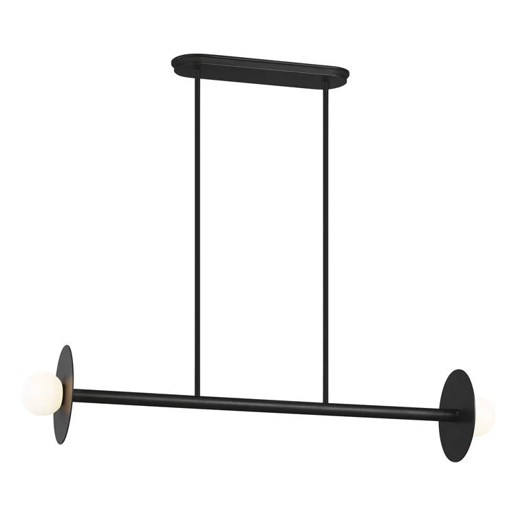 Nodes Two-Light Linear Chandelier by Kelly - Frankwebs