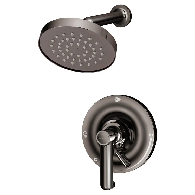 Shower Trim Museo Round with Integral Volume Control 2 Lever Polished Chrome ADA 1.5 Gallons per Minute 1 Function Round Showerhead - Frankwebs