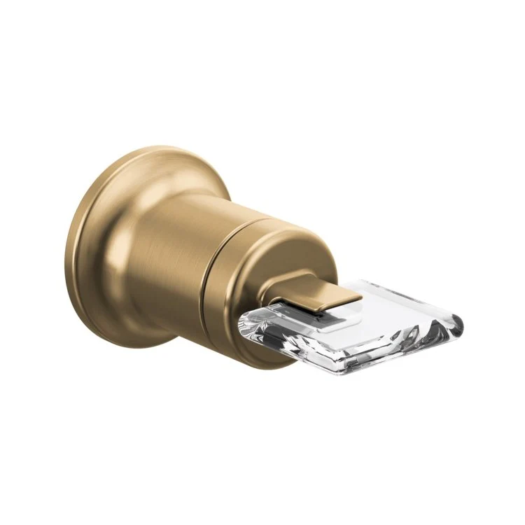 Handle Kit Allaria Zinc 2 Knob Polished Chrome / Clear Acrylic ADA for Wall Mount Lavatory - Frankwebs