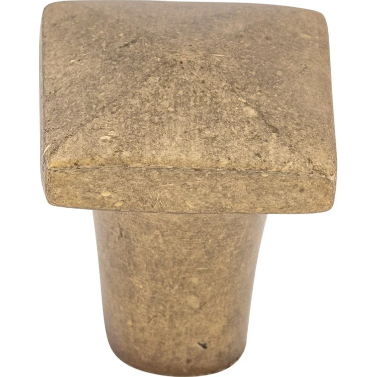 Knob Aspen Square Silicon Bronze Light Bronze 7/8 x 7/8 x 1-1/8 Inch 1-1/8 Inch - Frankwebs
