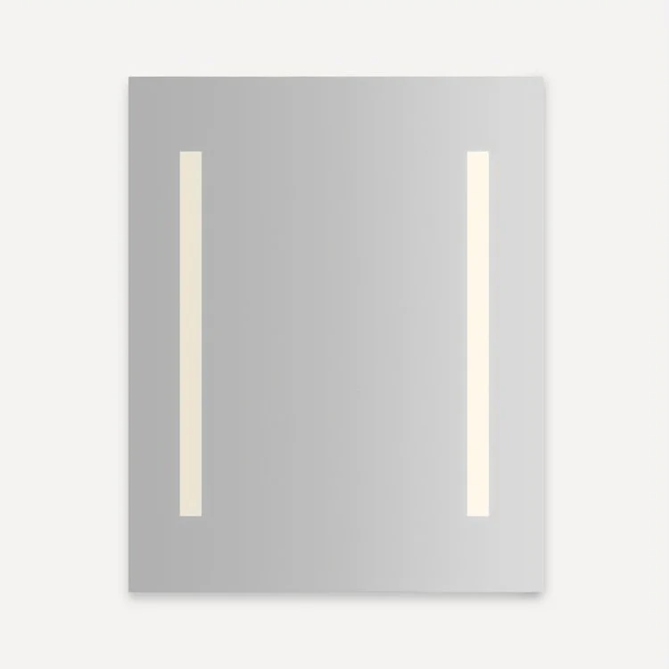 Medicine Cabinet Vitality 24W x 30H x 4D Inch 1 Doors Mirror with Dimmable LED Lighting Flat Top Right Hand Side Polished Edge 3000 Kelvins - Frankwebs