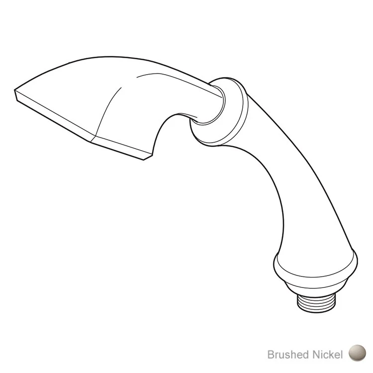 Charlotte Replacement Single-Function Handshower Wand Only - Frankwebs