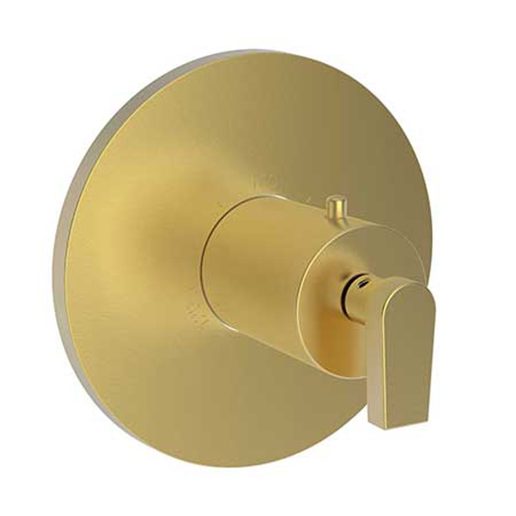 Thermostatic Trim Dorrance Round Plate 1 Lever Satin Bronze PVD ADA for Rough Valve 1-540 Face Plate and Temperature-Adjust Handle Brass - Frankwebs