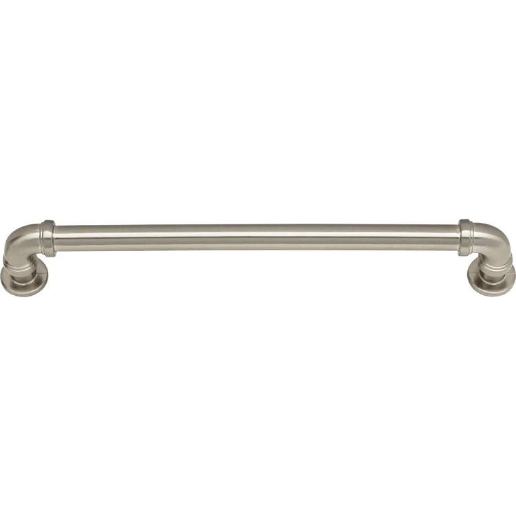 Drawer Pull Atlas Steam Punk Brushed Nickel Zinc Alloy 7-9/16 Inch 8-3/8 Inch - Frankwebs