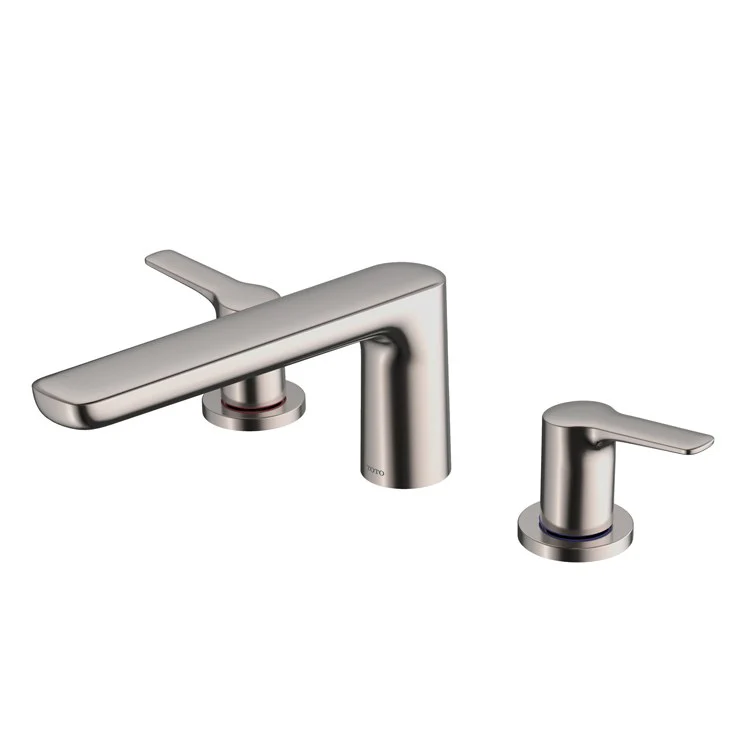 Roman Tub Trim GS Deck Mount 2 Lever Polished Nickel ADA 3 Hole - Frankwebs