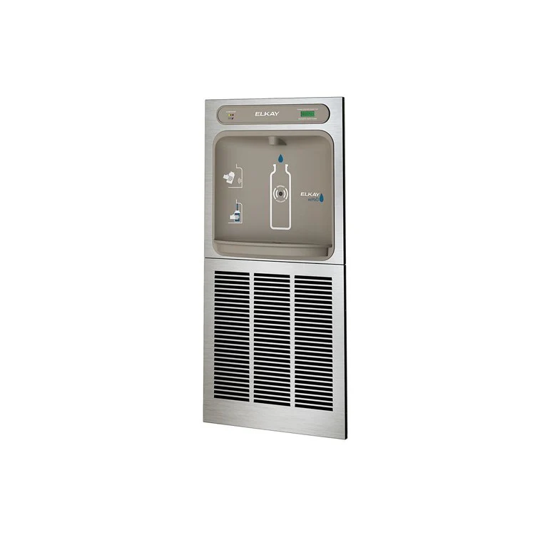 EZH2O In-Wall Recessed Bottle Filling Station with Green Chiller/Filter - Frankwebs