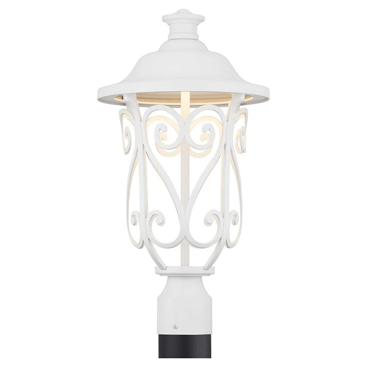 Leawood Single-Light LED Outdoor Post Lantern - Frankwebs