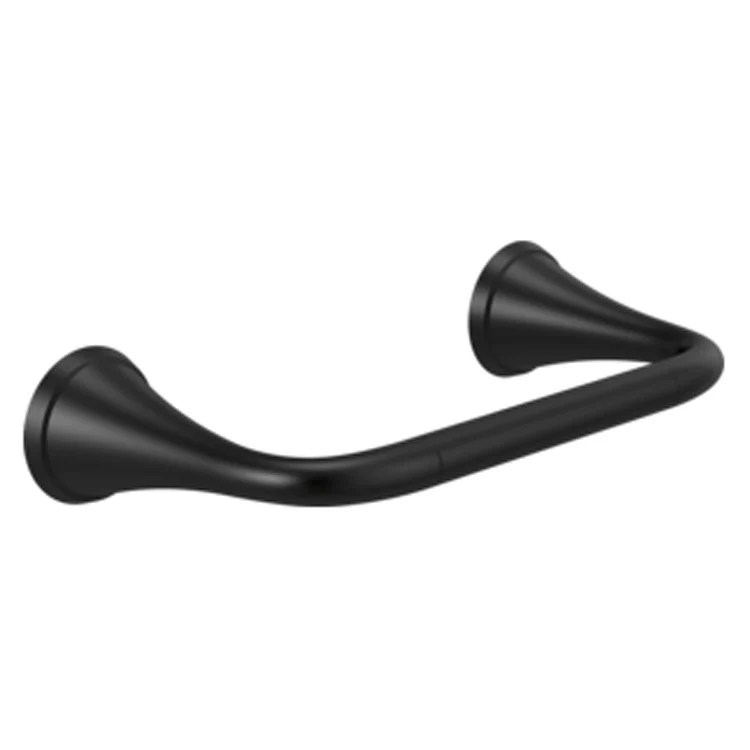 Toilet Paper Holder Kayra Pivoting Arm Matte Black 8 Inch 4-3/8 Inch Wall Mount - Frankwebs