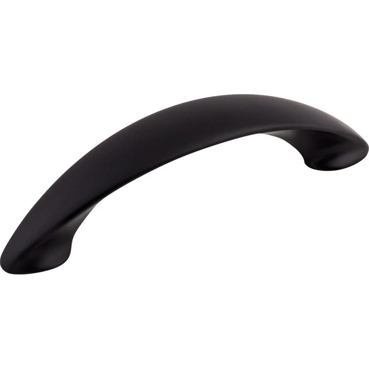 Pull Nouveau New Haven D Handle for Decorative Hardware Flat Black Zinc Alloy 3-3/4 Inch 4-13/16 Inch Length - Frankwebs