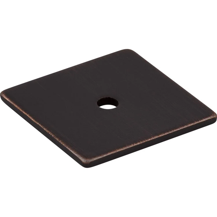 Knob Backplate Sanctuary Square Tuscan Bronze 1-1/4 Inch 1 Hole Zinc Alloy - Frankwebs