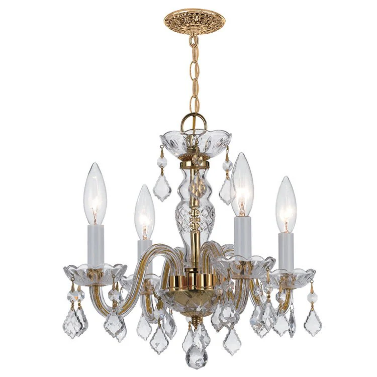 Traditional Crystal Four-Light Mini Chandelier - Frankwebs