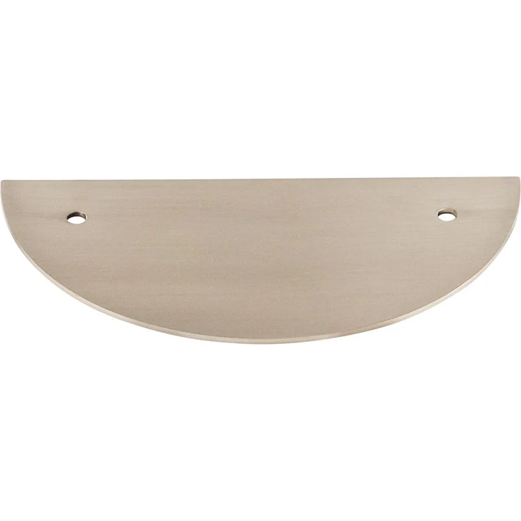 Backplate Sanctuary Half Circle 3-1/2 Inch Brushed Satin Nickel Steel TK54BSN - Frankwebs