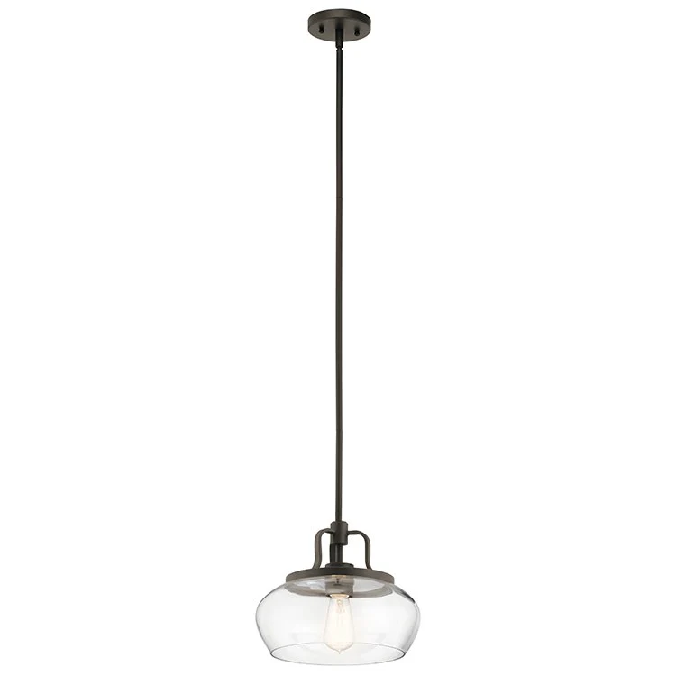 Davenport Single-Light Pendant/Semi-Flush Mount Ceiling Fixture - Frankwebs