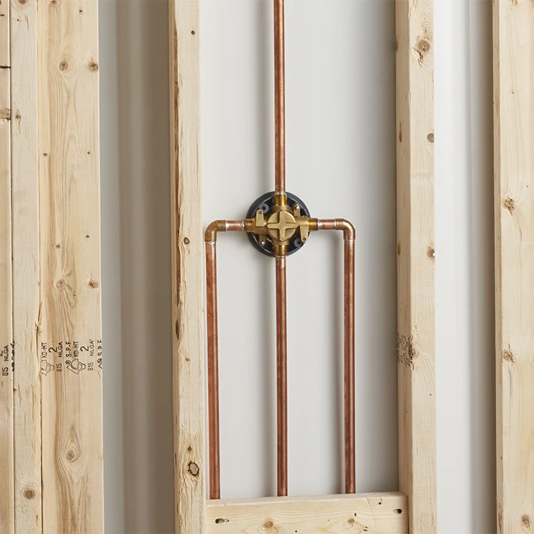 Flash Shower Rough-in Valve with Universal Inlets and Outlets - Frankwebs