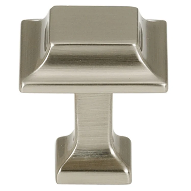 Knob Millenium Square Unlacquered Brass Brass 1 Inch 1 Inch 1/2 Inch - Frankwebs