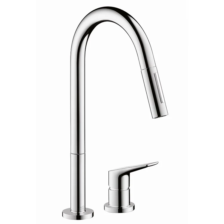 AXOR Citterio M 2-Hole Pull Down Kitchen Faucet - Frankwebs