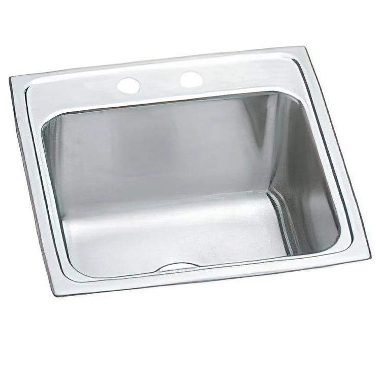 Laundry Sink Pursuit 19.5 x 19 Inch Single Bowl 2 Hole Lustrous Satin Drop-In - Frankwebs