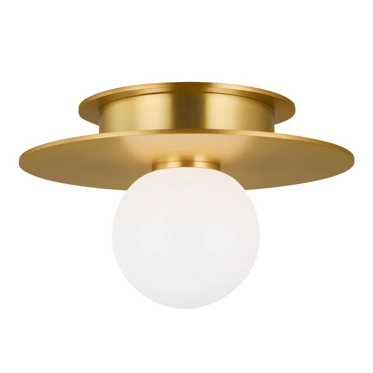 Nodes Single-Light Small Flush Mount Ceiling Fixture by Kelly - Frankwebs