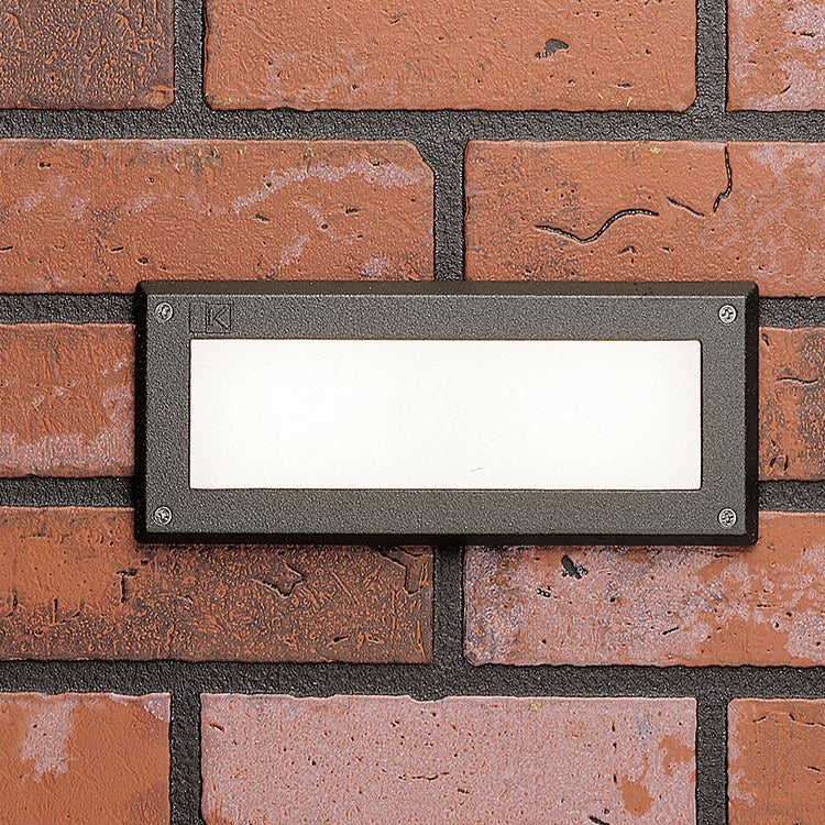 Two-Lamp Outdoor 3000K LED Brick Light without Louvers - Frankwebs