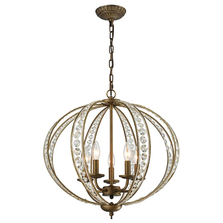 Elizabethan Five-Light Chandelier - Frankwebs