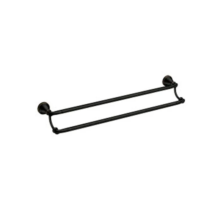 Towel Bar Hilliard 24 Inch Double Mediterranean Bronze Zinc - Frankwebs