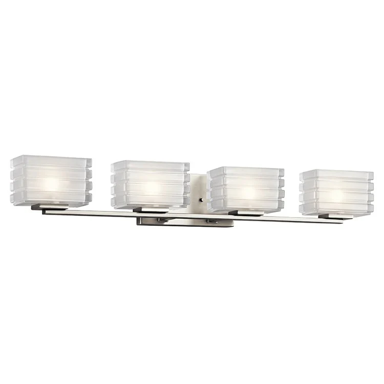 Bazely Four-Light Halogen Bathroom Vanity Fixture - Frankwebs