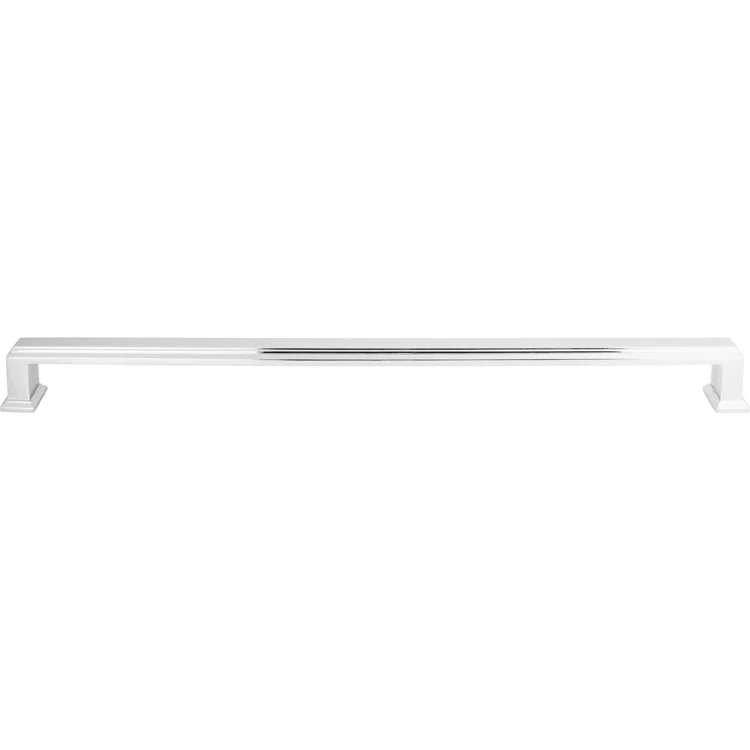 Drawer Pull Atlas Sutton Place Appliance Polished Chrome Zinc Alloy 18 Inch 19-5/8 x 1-5/16 Inch - Frankwebs
