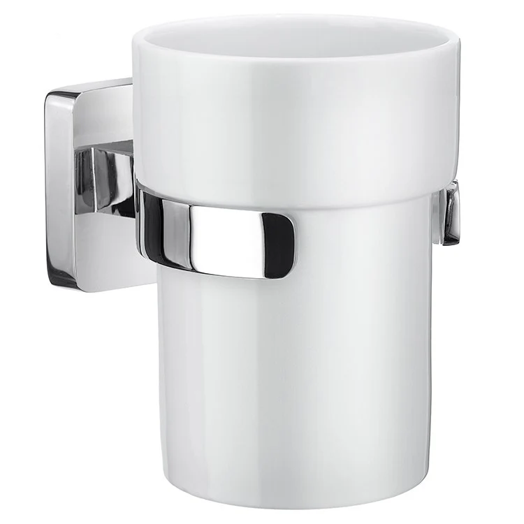 Ice Wall-Mount Porcelain Tumbler with Holder - Frankwebs