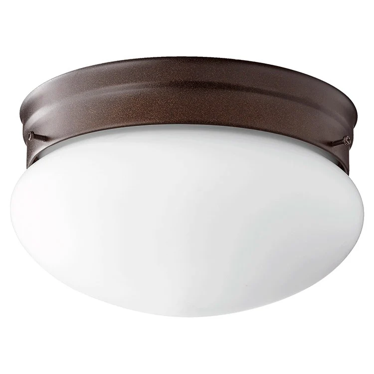 Signature Two-Light Large Mushroom Flush Mount Ceiling Fixture - Frankwebs