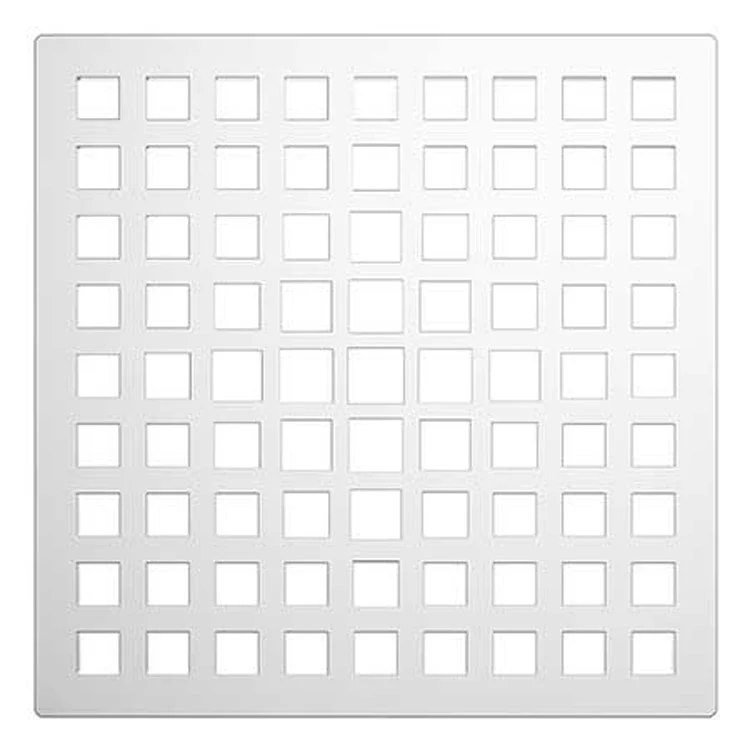 Shower Drain Tub and Shower Square Grid 6 Inch Satin Brass PVD Brass for Drain Throat 277-02 6 Inch - Frankwebs