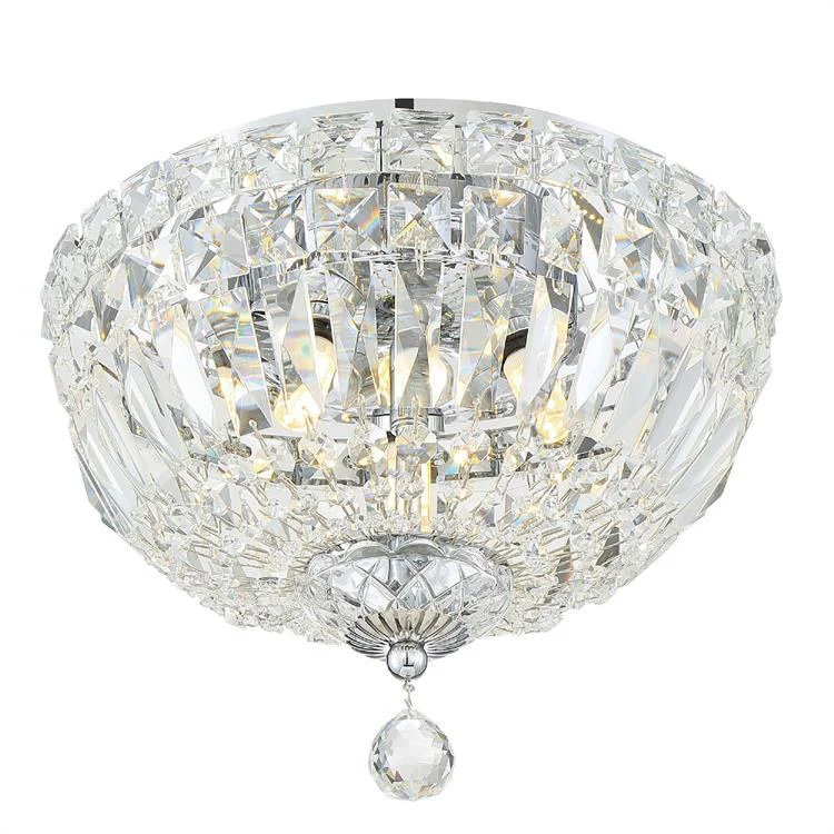 Roslyn Three-Light Flush Mount Ceiling Fixture - Frankwebs