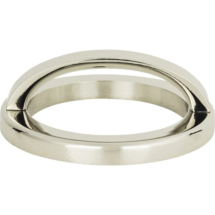 Drawer Pull Atlas Tableau Round Base & Top Polished Chrome Zinc Alloy 2-1/2 Inch - Frankwebs