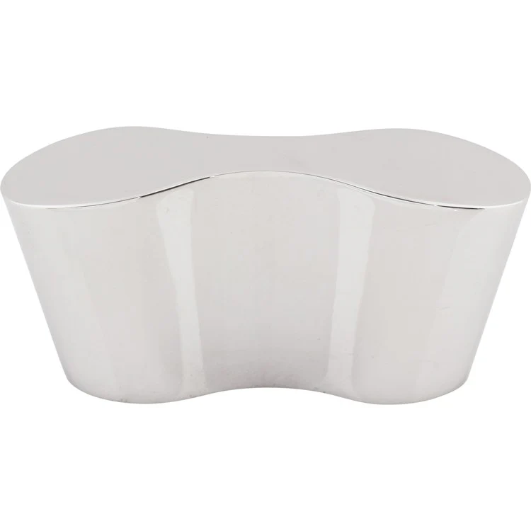 Knob Nouveau Infinity Brushed Satin Nickel Zinc Alloy 2-1/8 x 4/7 x 1 Inch 1 Inch - Frankwebs