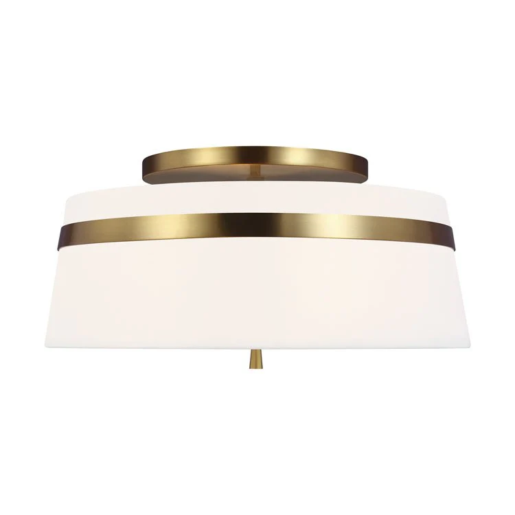 Cordtlandt Three-Light Large Flush Mount Ceiling Fixture by Alexa Hampton - Frankwebs