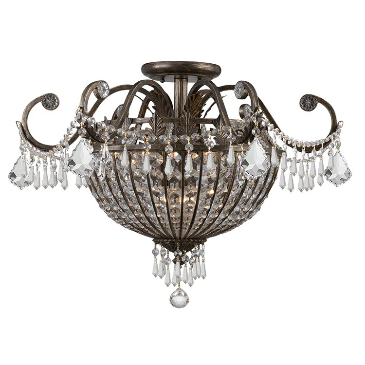 Vanderbilt Six-Light Flush Mount Ceiling Fixture - Frankwebs