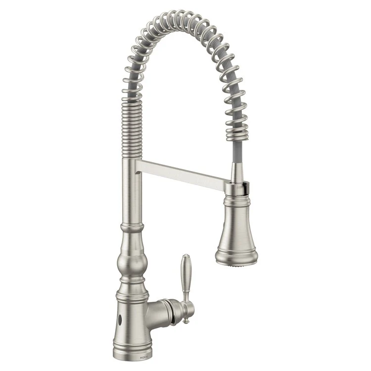 Kitchen Faucet Weymouth Touchless Pre-Rinse Spring 1 Lever ADA CALGreen Brushed Gold High Arc 1/3 Hole PowerBoost/MotionSense Wave 1.5 Gallons per Minute - Frankwebs