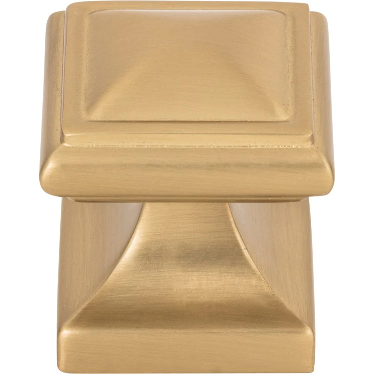 Knob Atlas Wadsworth Warm Brass Zinc Alloy 1-1/4 Inch - Frankwebs