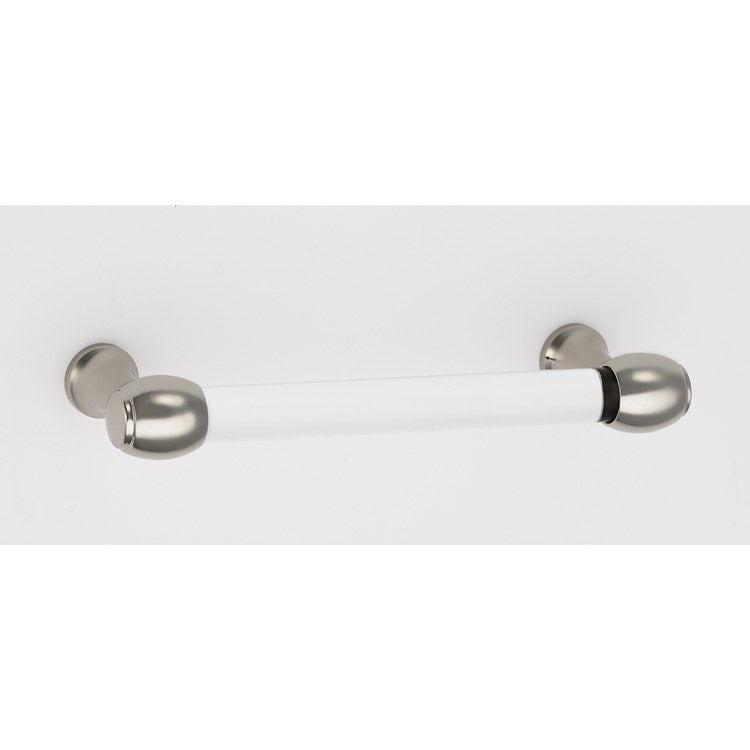 Pull Royale Acrylic Satin Brass 3 Inch 3-3/4 Inch 1-3/8 Inch - Frankwebs