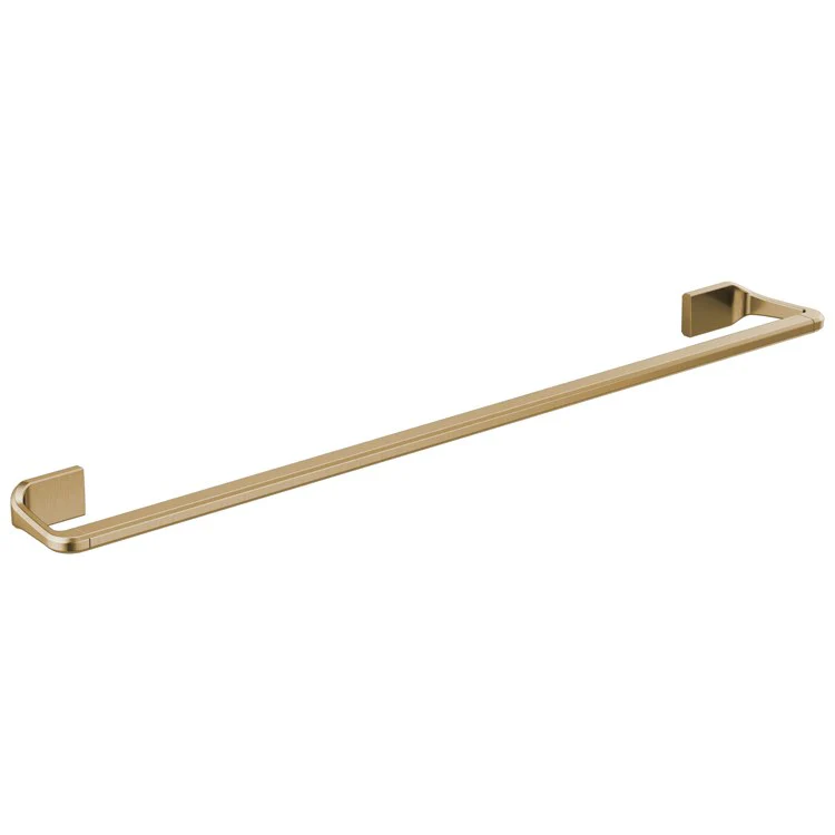 Towel Bar Levoir 24 Inch Single Brilliance Luxe Gold Metal 3-7/16 Inch Wall Mount - Frankwebs