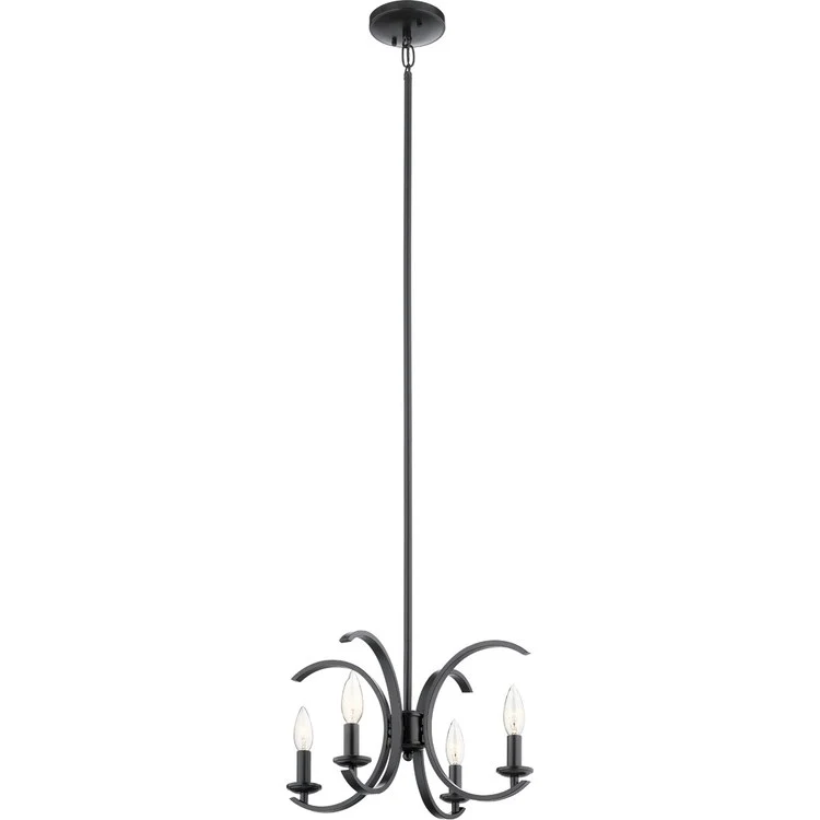 Cassadee Four-Light Pendant/ Semi-Flush Mount Ceiling Fixture - Frankwebs