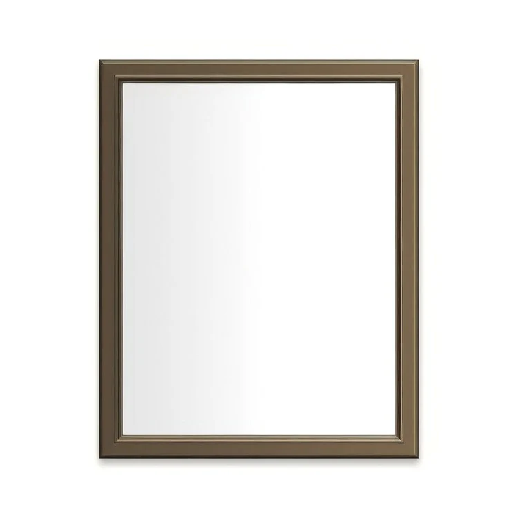 Medicine Cabinet Main Line 24W x 30H Inch 1 Doors Framed Mirror Polished Nickel Flat Top Bryn Mawr Frame Slow Close Hinges 4 Inch - Frankwebs