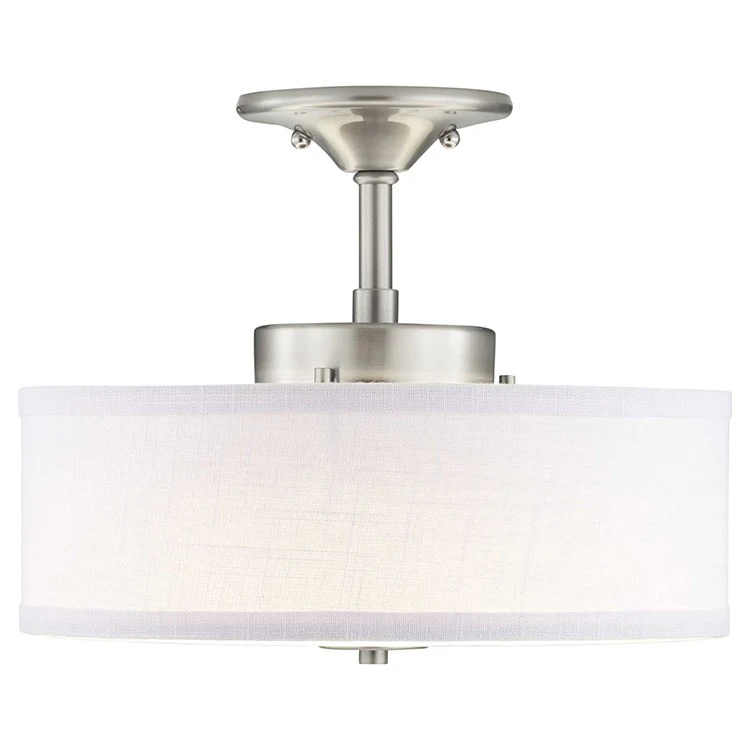 Inspire Single-Light LED Semi-Flush Mount Ceiling Fixture - Frankwebs