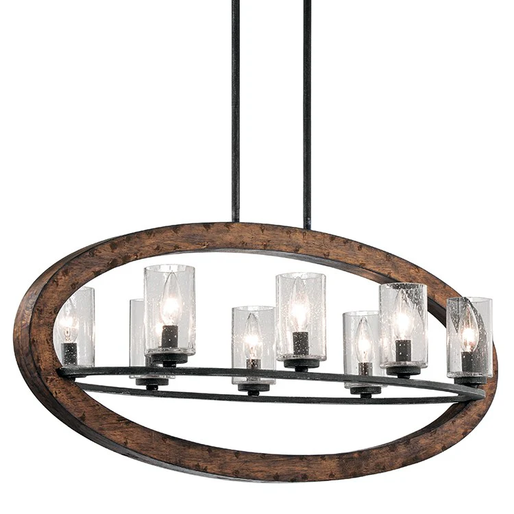 Grand Bank Eight-Light Linear Chandelier - Frankwebs