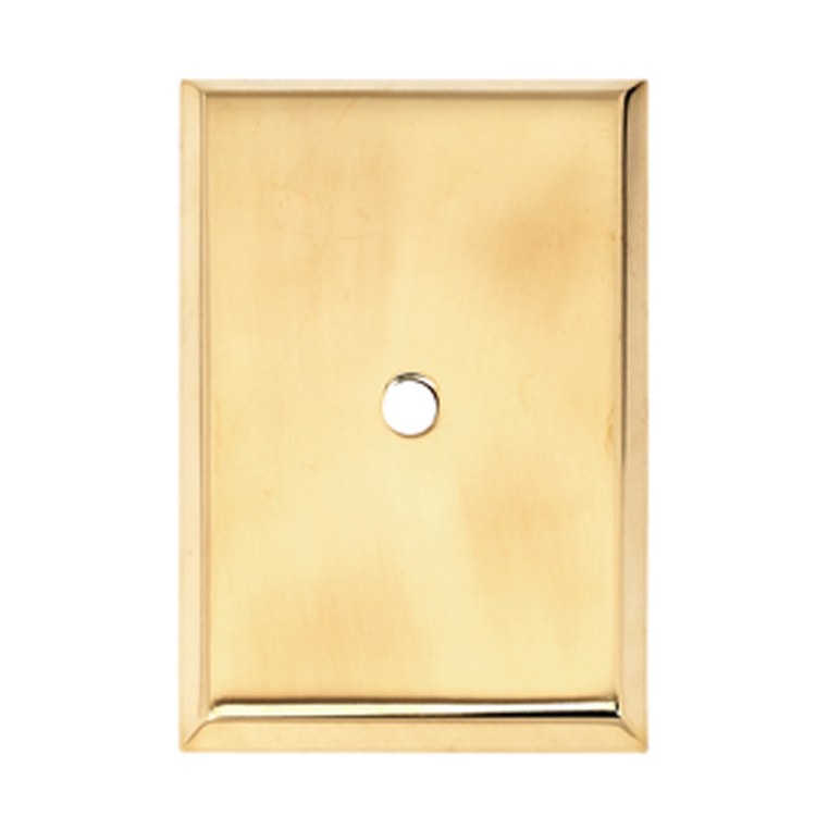 Backplate A610-45 1-3/4 x 2-5/8 Inch Barcelona Brass - Frankwebs